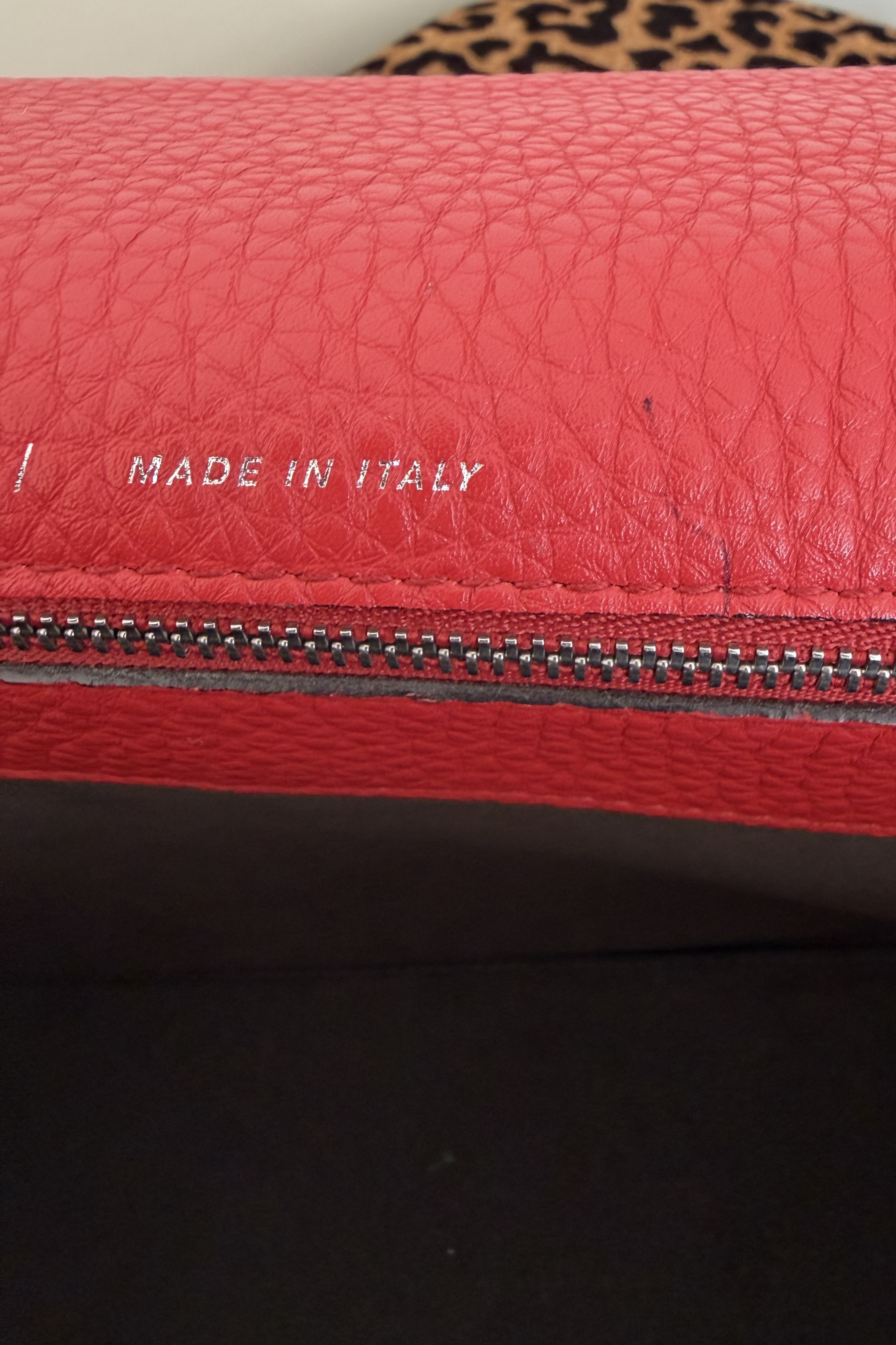 Bally B Turn Medium Top Handle Bag in Cousteau Red