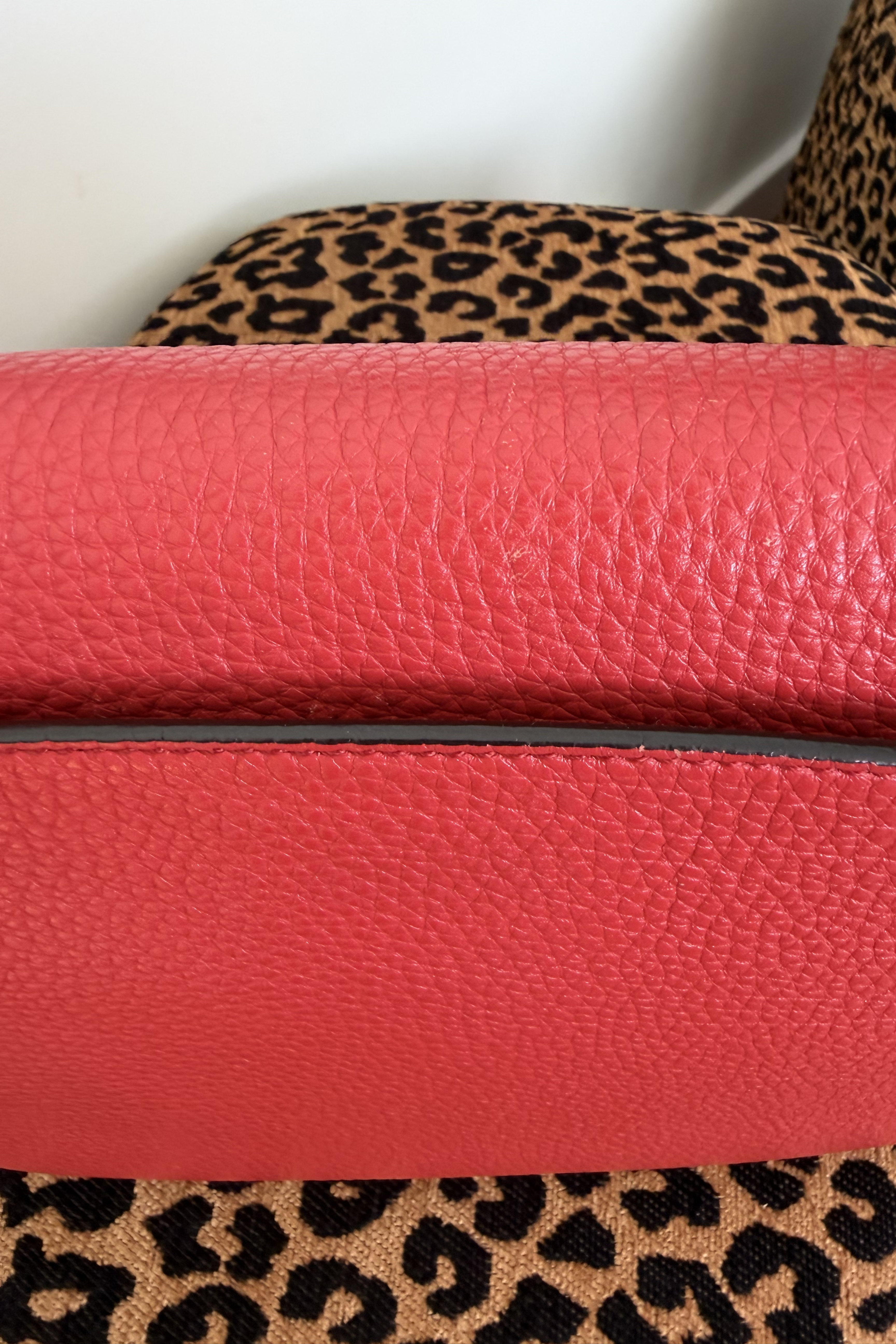 Bally B Turn Medium Top Handle Bag in Cousteau Red