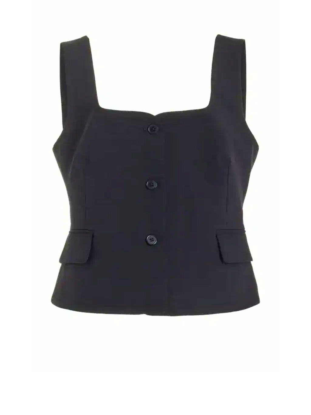 SIR. Leni Button Down Bodice – Black - Size 3 (AU 12)