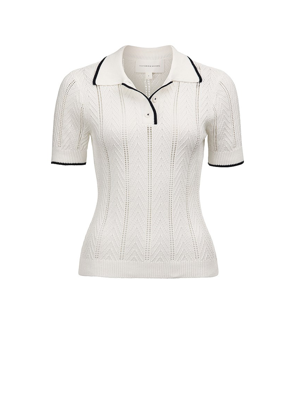 Viktoria & Woods Magnolia Polo -White - Size 2