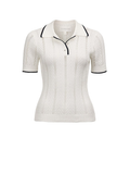 Viktoria & Woods Magnolia Polo -White - Size 2