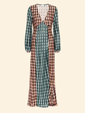Rixo Phoebe Knit Maxi Multicolour Dress - Size XS