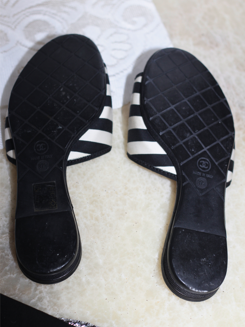 Chanel Cruise Slide Sanadals - Size 37.5