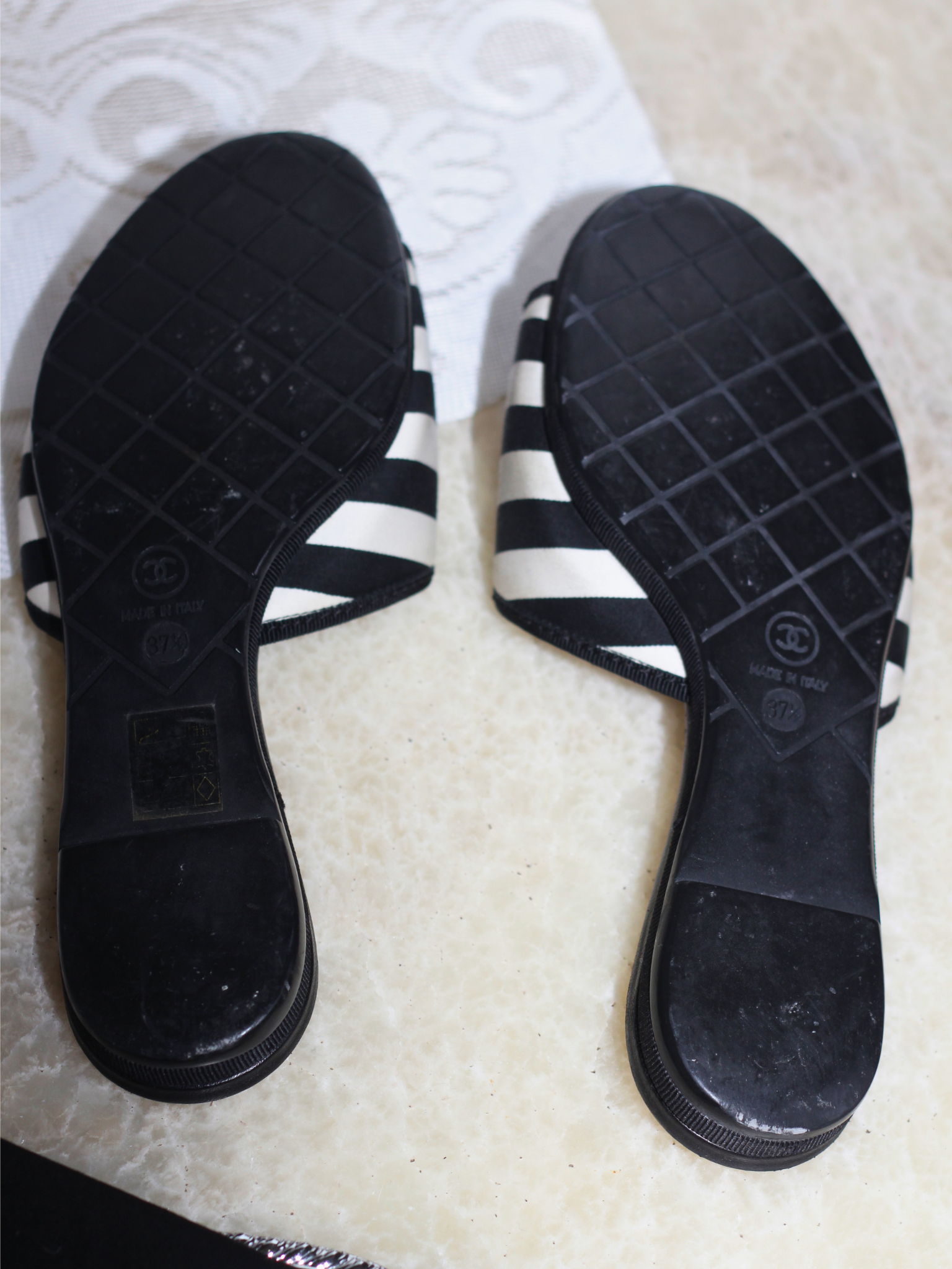 Chanel Cruise Slide Sanadals - Size 37.5