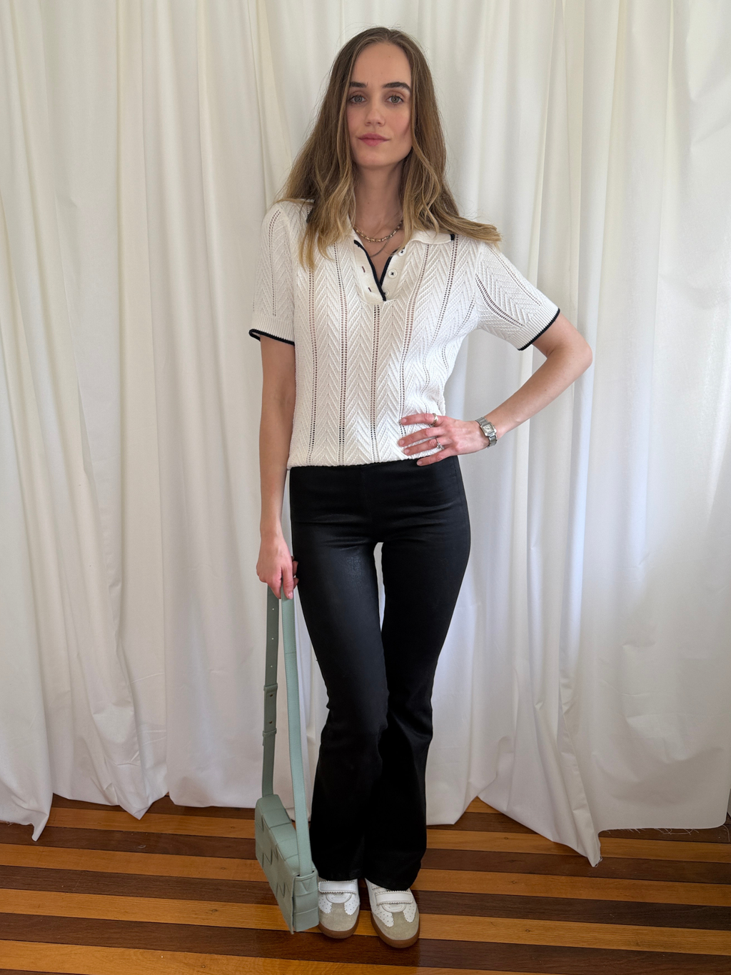 Viktoria & Woods Magnolia Polo -White - Size 2