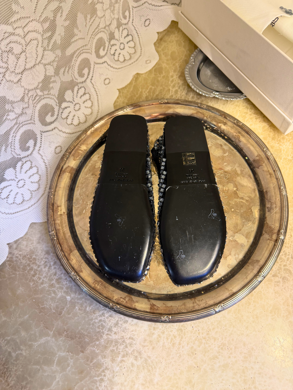 Christopher Esber Minette embellished flats - size 38