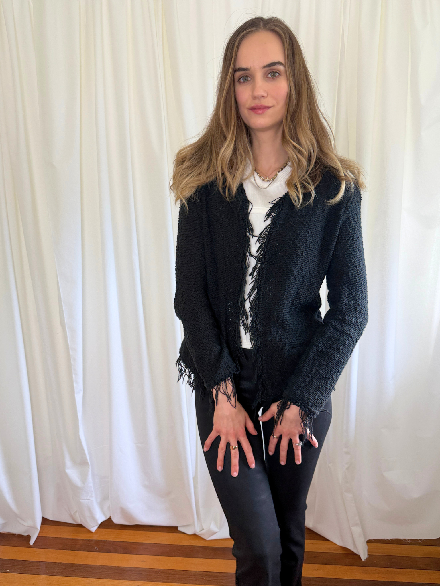 IRO Shavani Jacket – Black - Size 38
