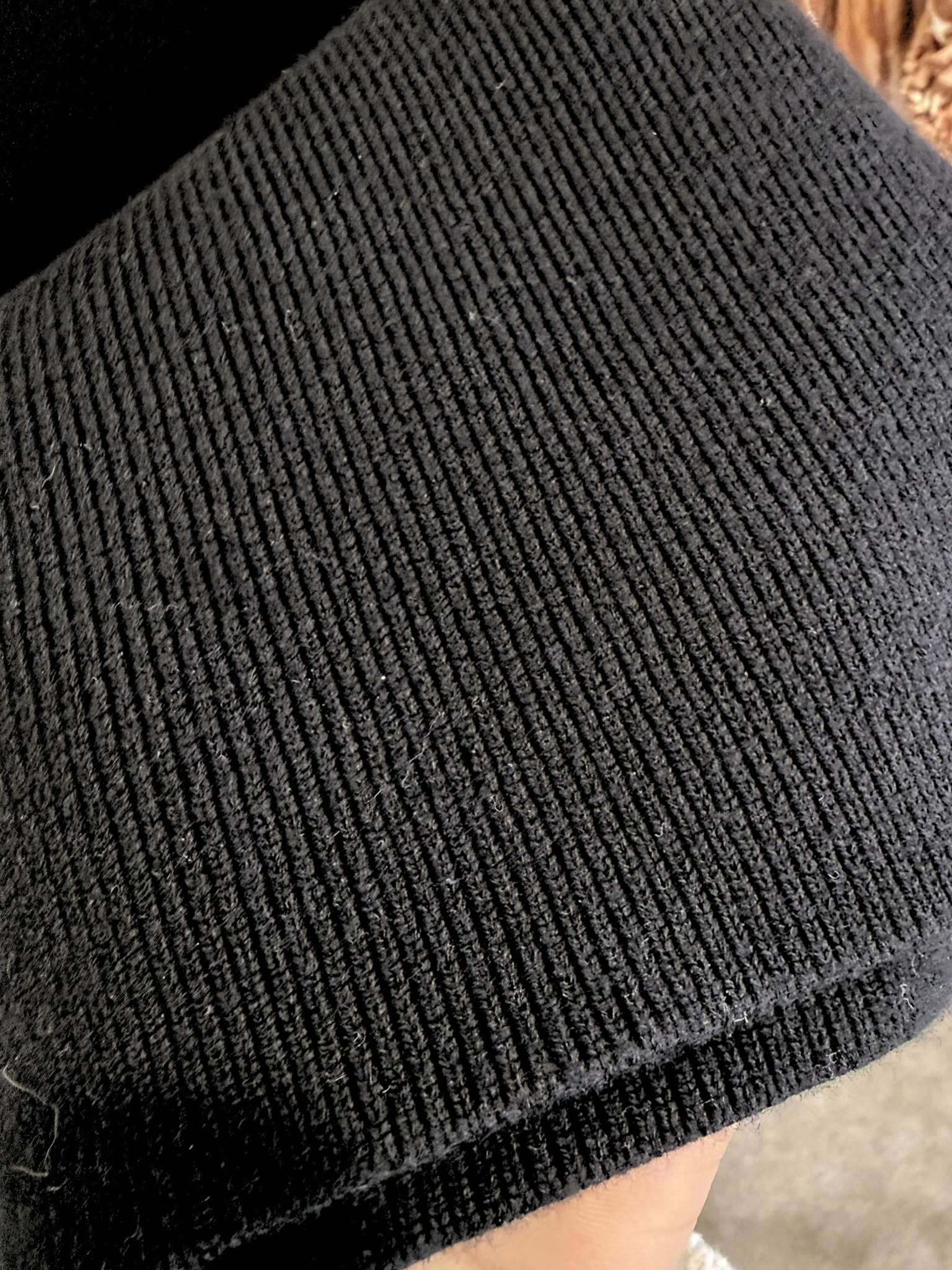 ANNA QUAN Ribbed Knit Tank - Black - Size 12