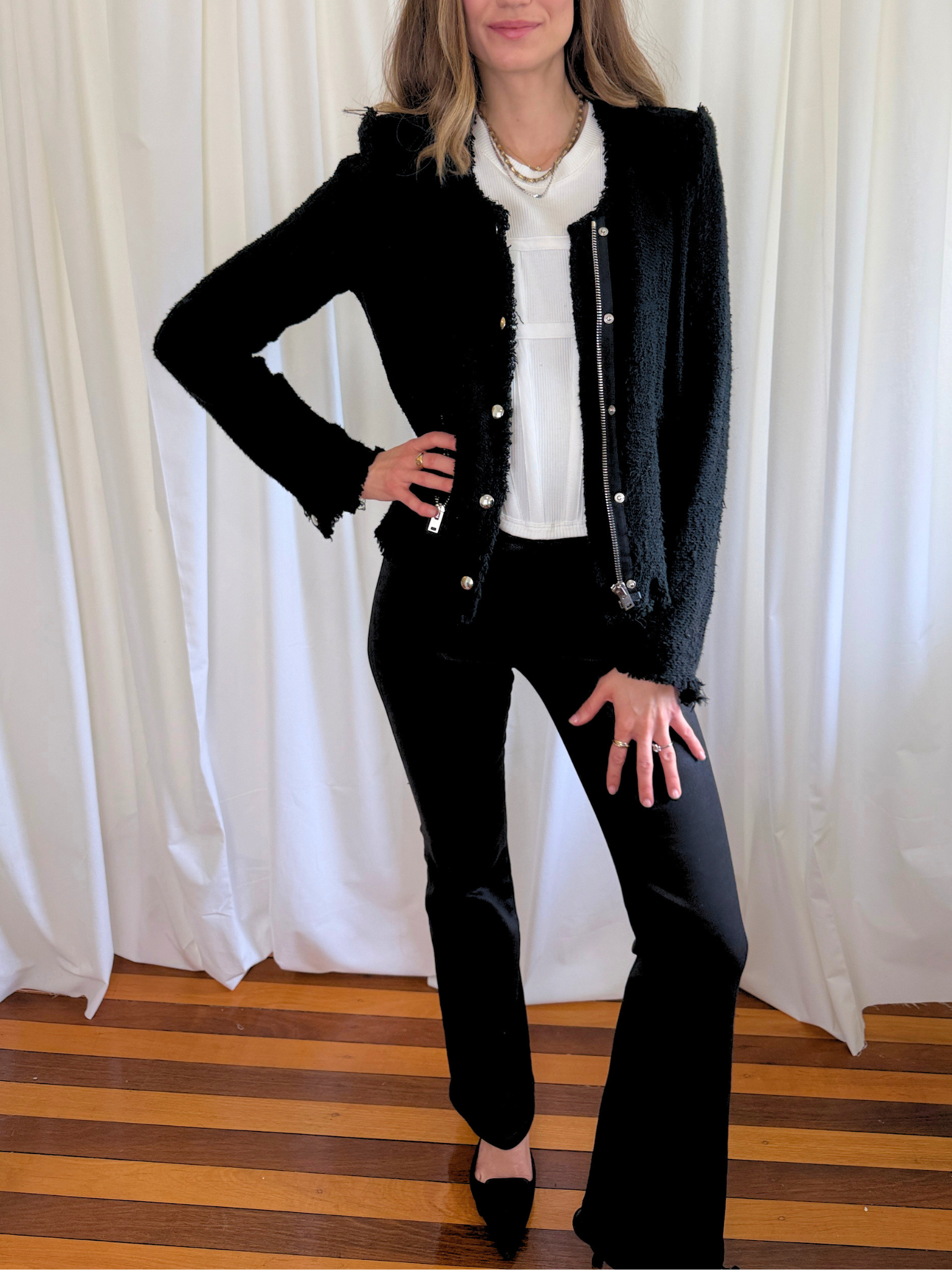 IRO Agnette Jacket – Black - Size 38