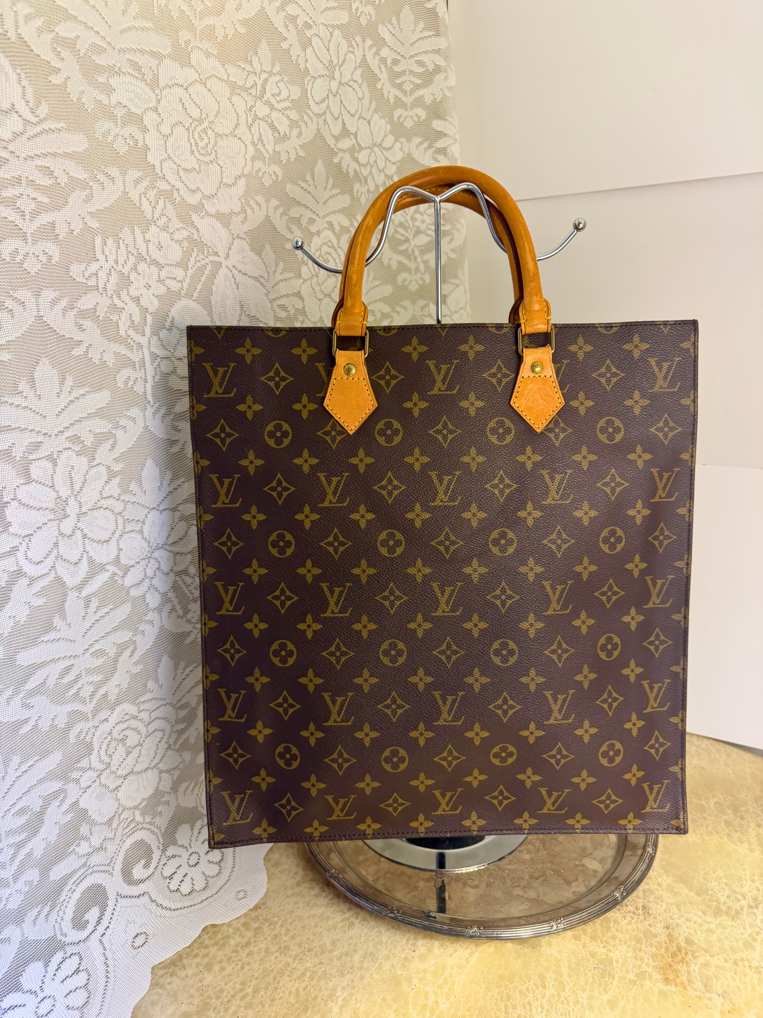 Louis Vuitton Sac Plat Monogram Vintage Bag
