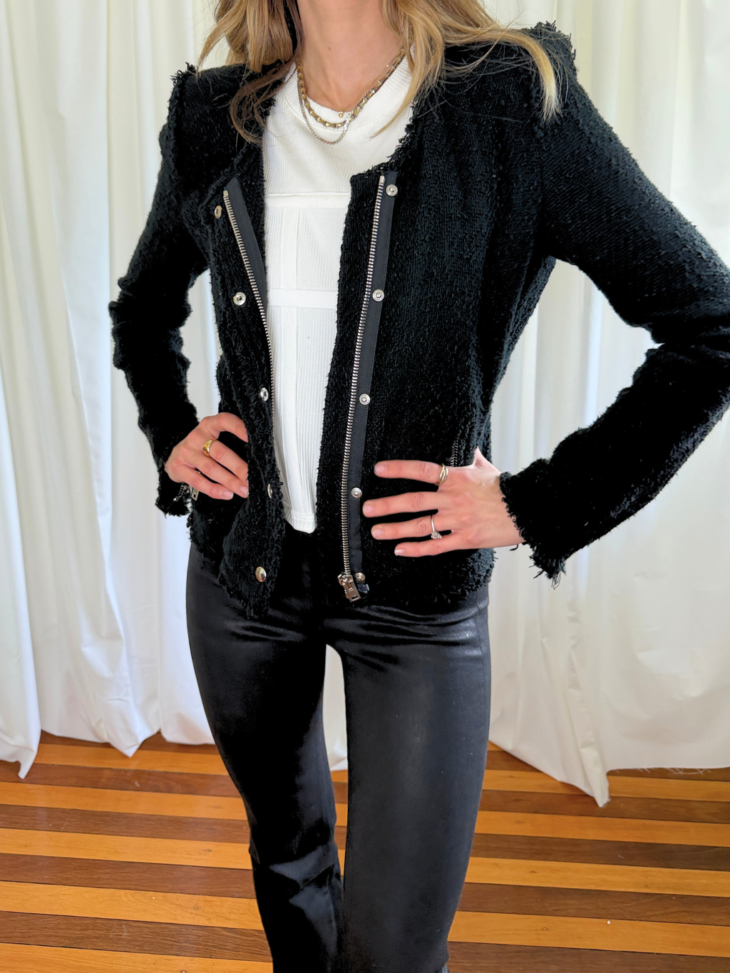 IRO Agnette Jacket – Black - Size 38