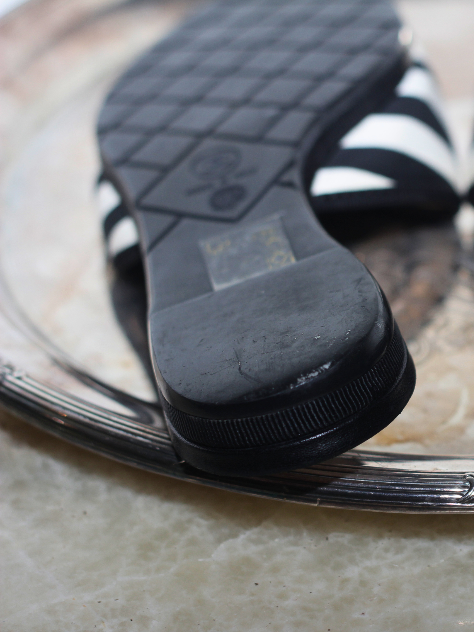 Chanel Cruise Slide Sanadals - Size 37.5