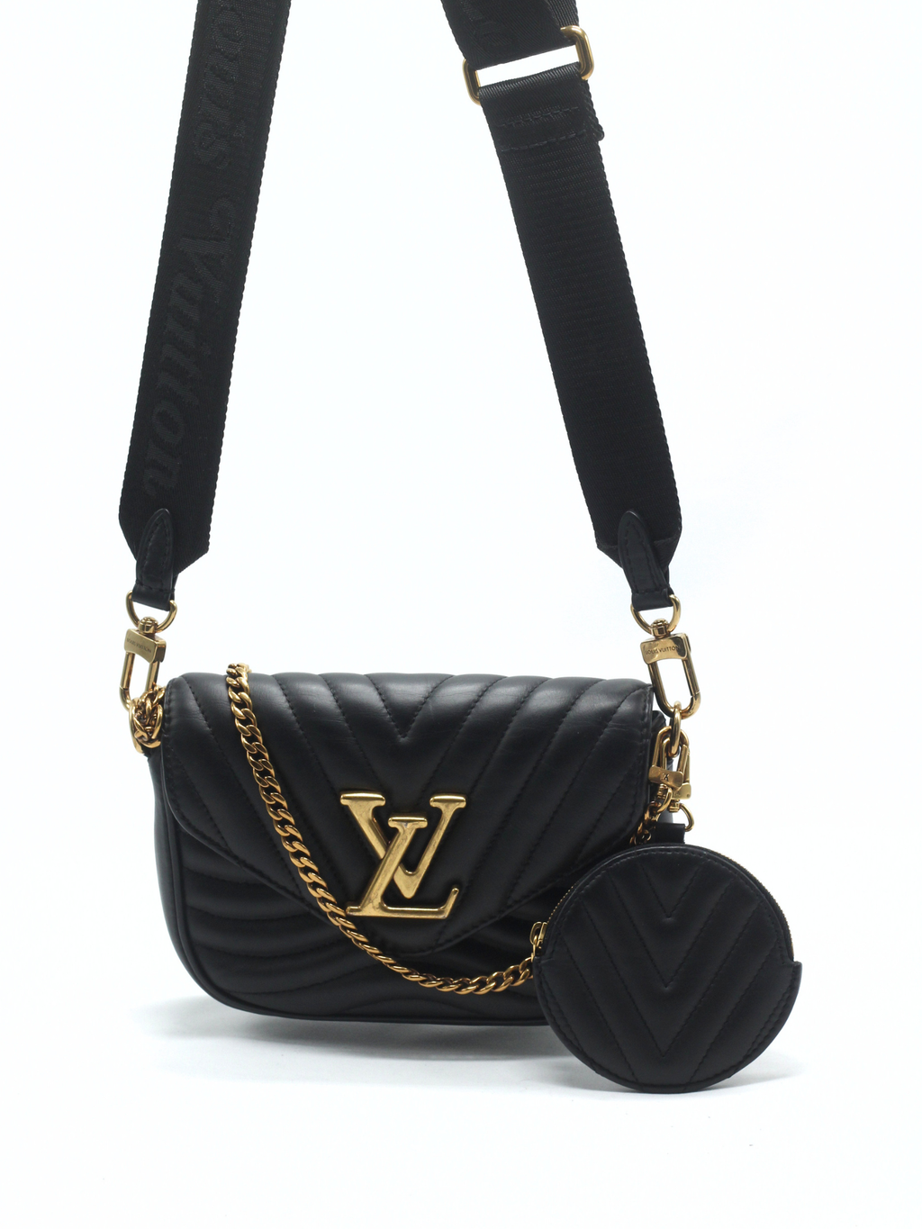 Louis Vuitton New Wave Multi Pochette Bag Black