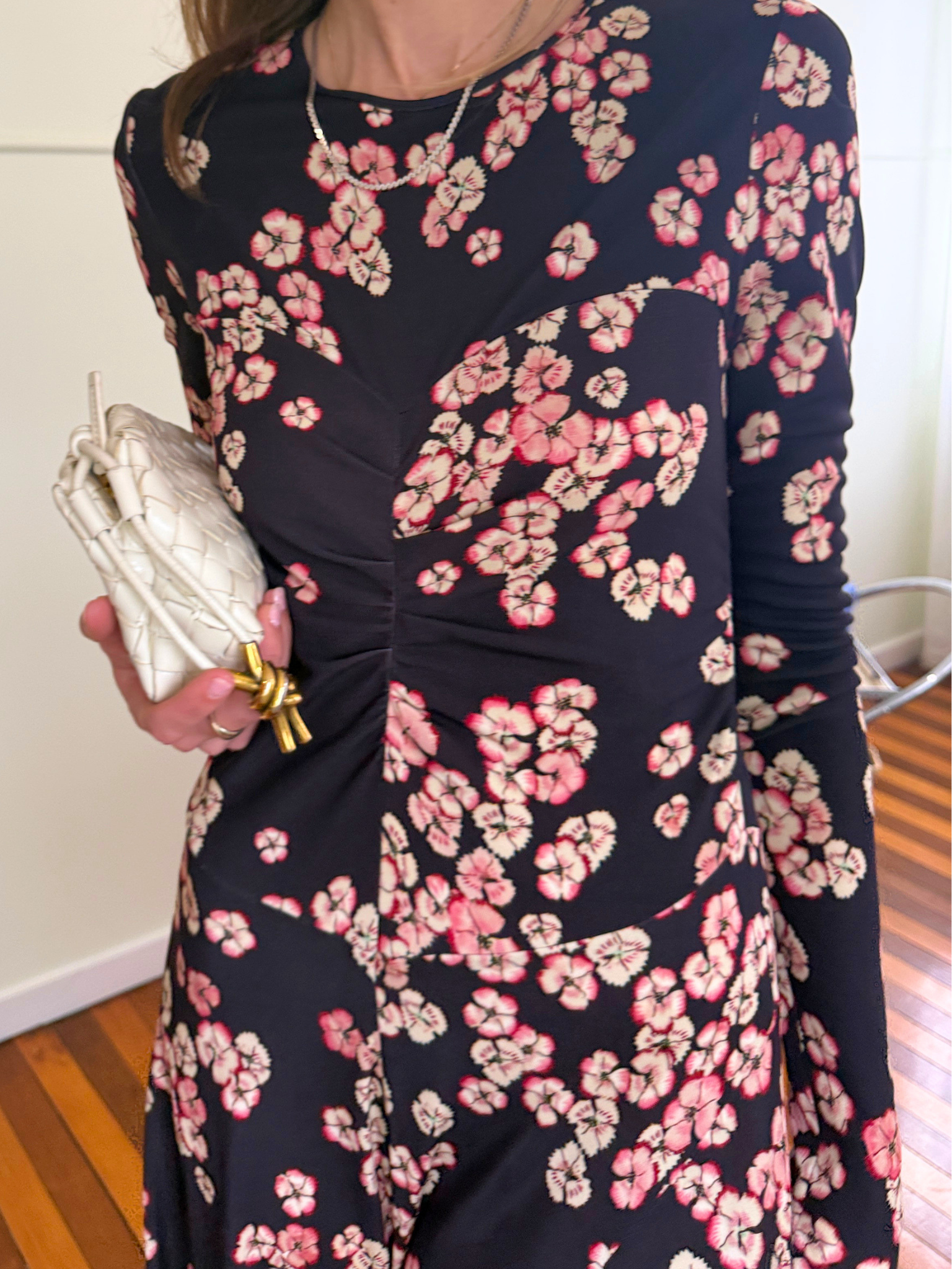 Isabel Marant Diana Cherry Blossom Dress - Size FR 38