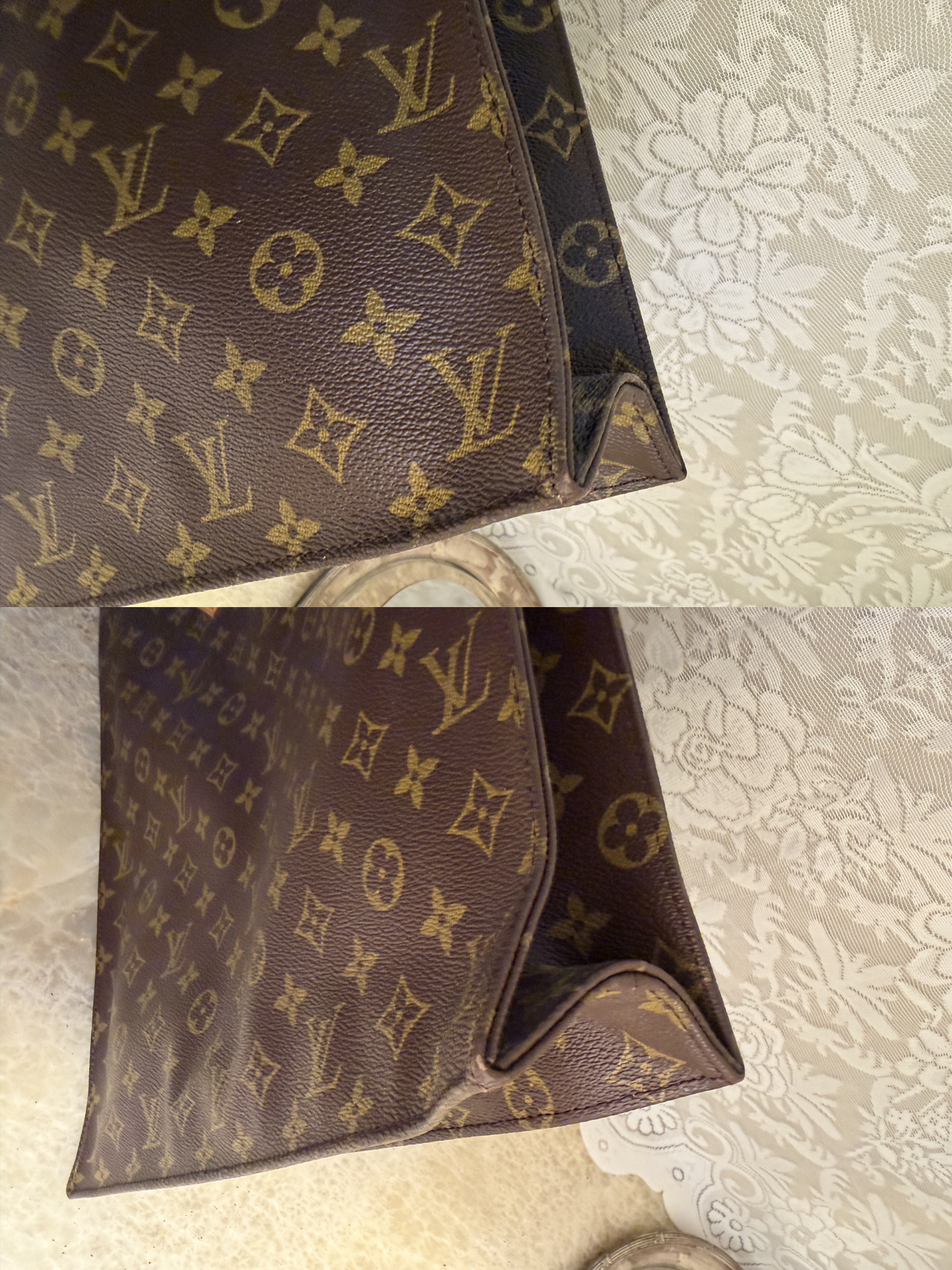Louis Vuitton Sac Plat Monogram Vintage Bag