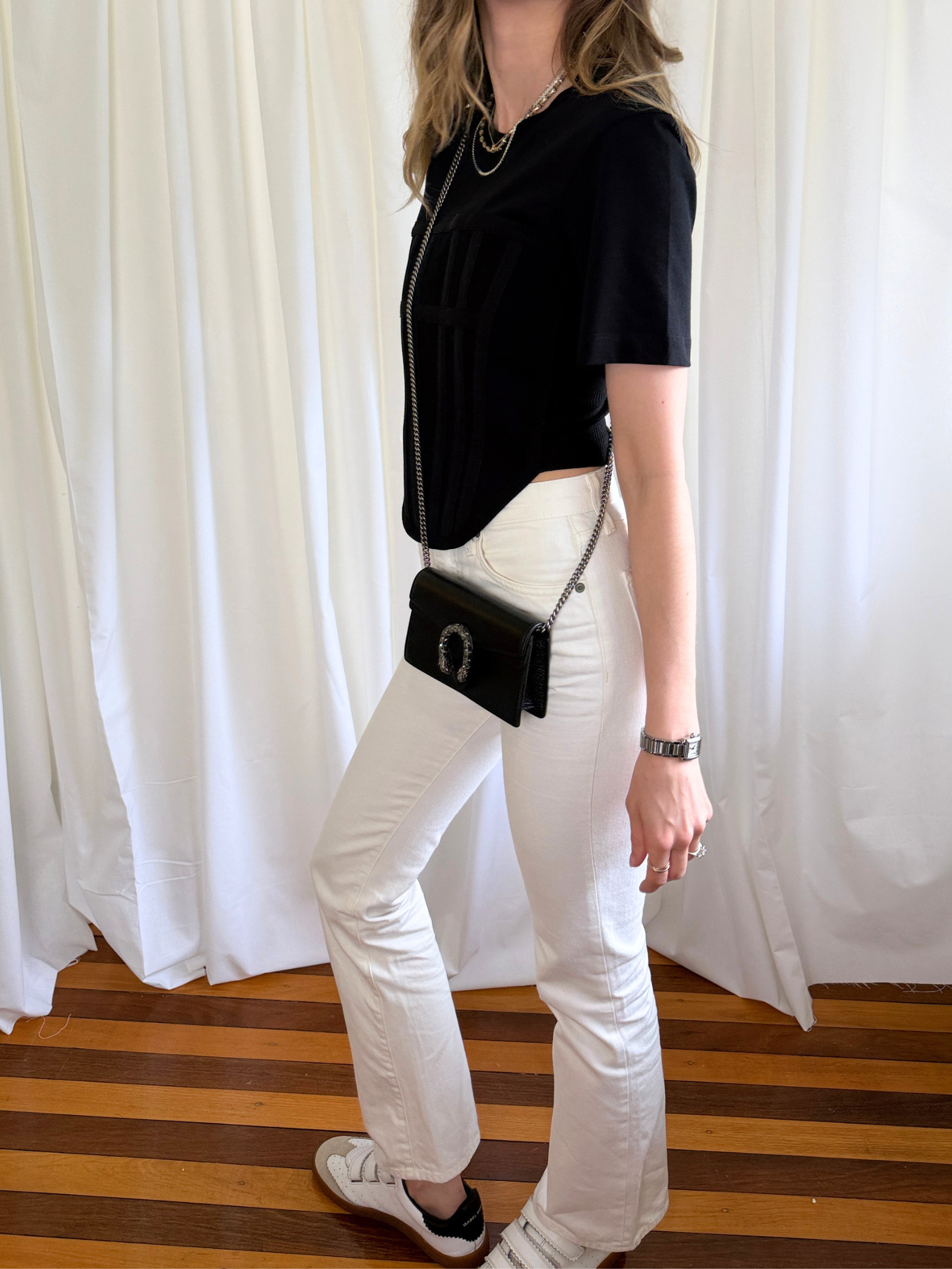 Dion Lee Corset T-shirt Black - XS