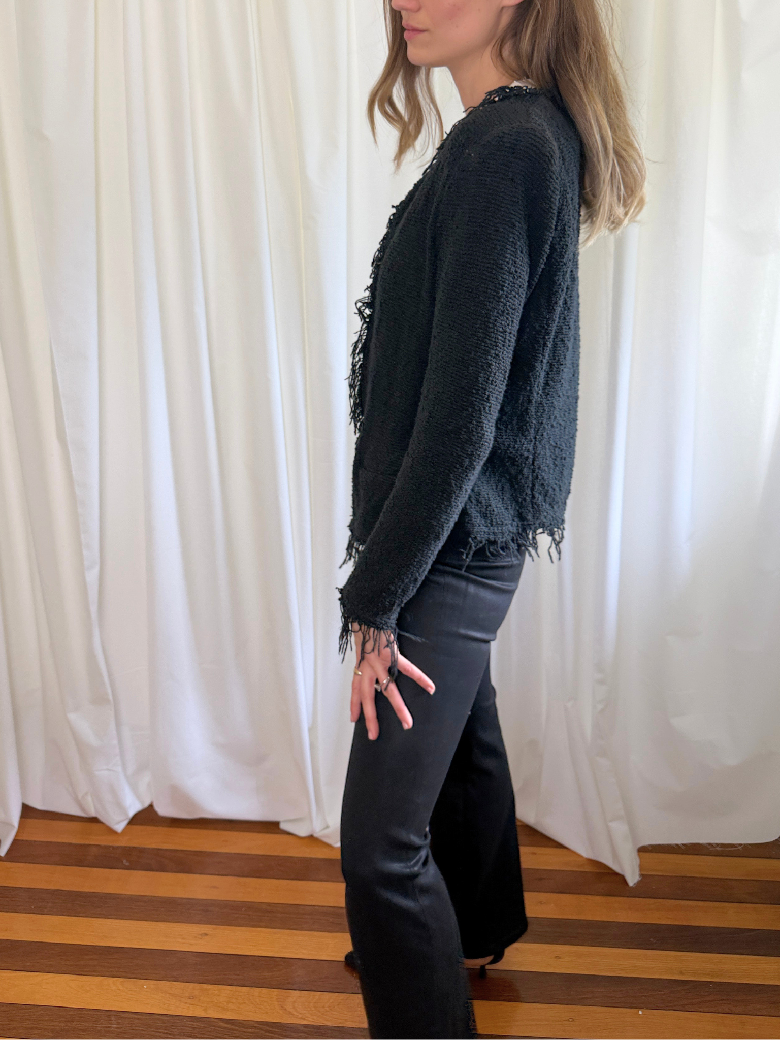IRO Shavani Jacket – Black - Size 38
