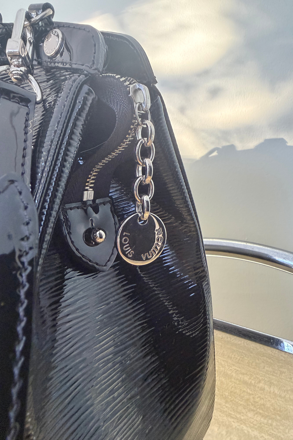 Louis Vuitton Brea MM Electric Epi Leather Bag - Noir (Black)