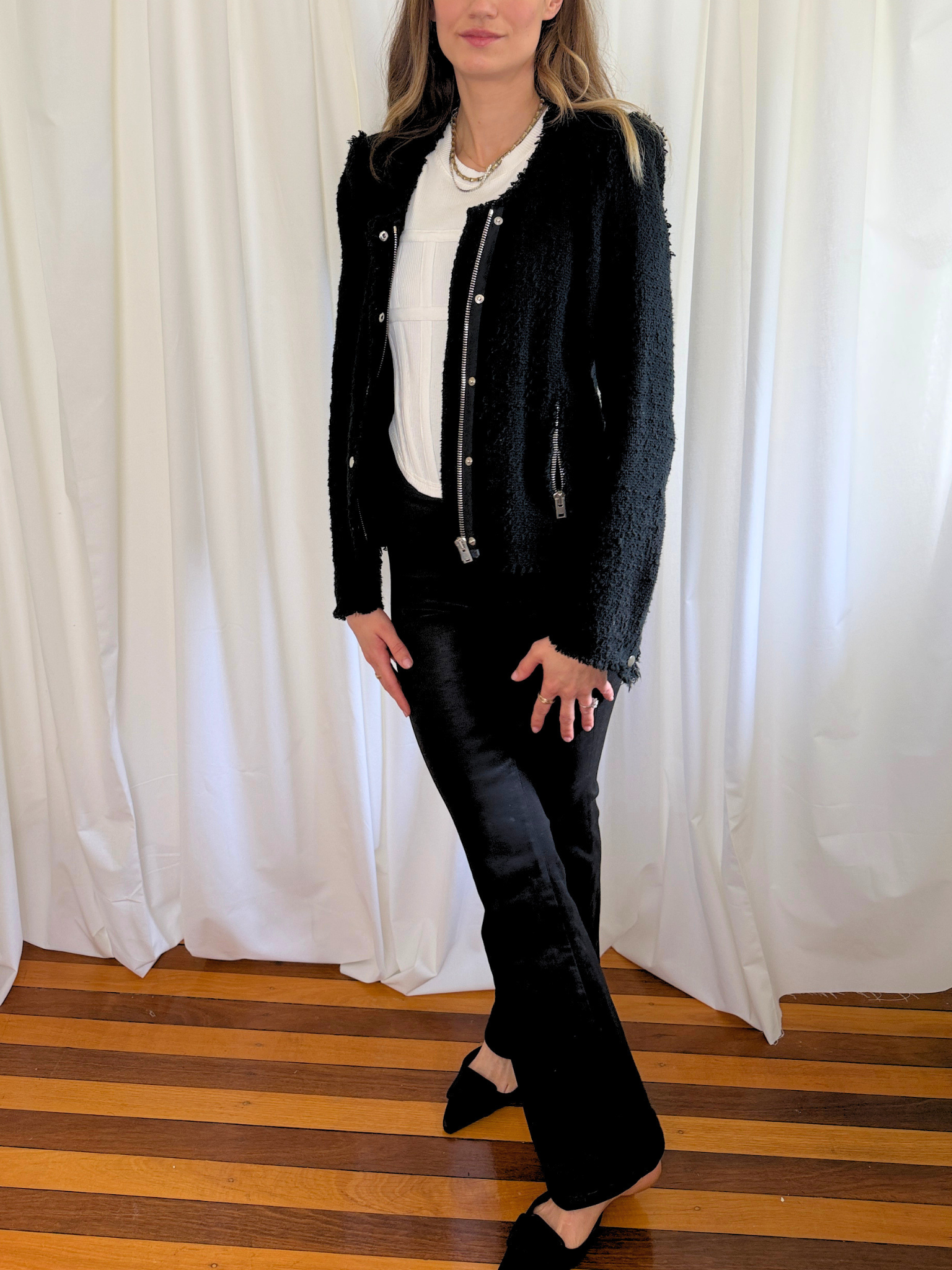 IRO Agnette Jacket – Black - Size 38