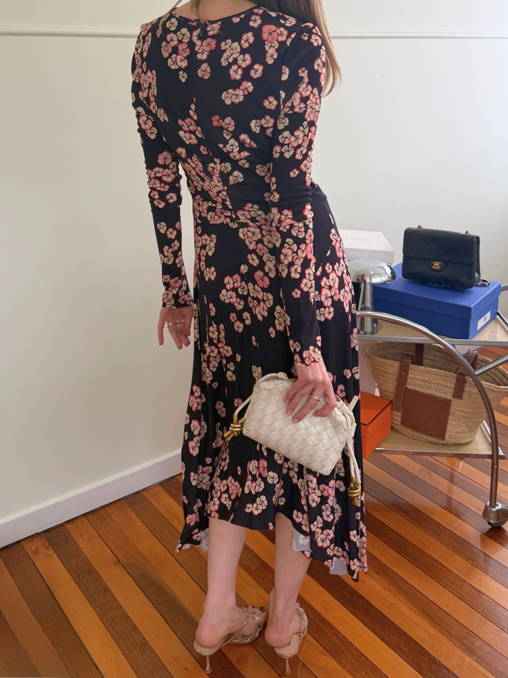 Isabel Marant Diana Cherry Blossom Dress - Size FR 38