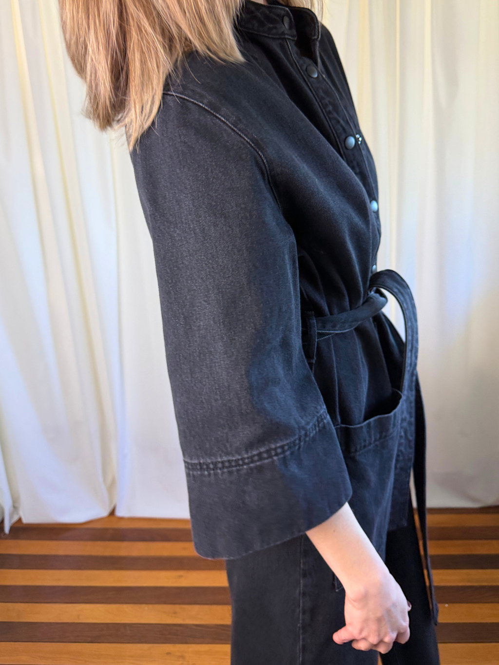 Morrison Arley Denim Shirt Dress - Size 2