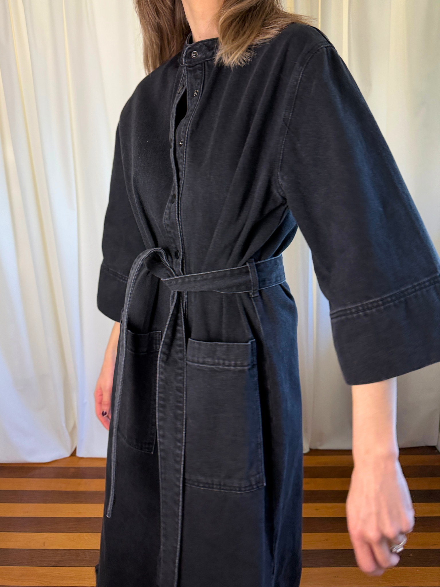 Morrison Arley Denim Shirt Dress - Size 2