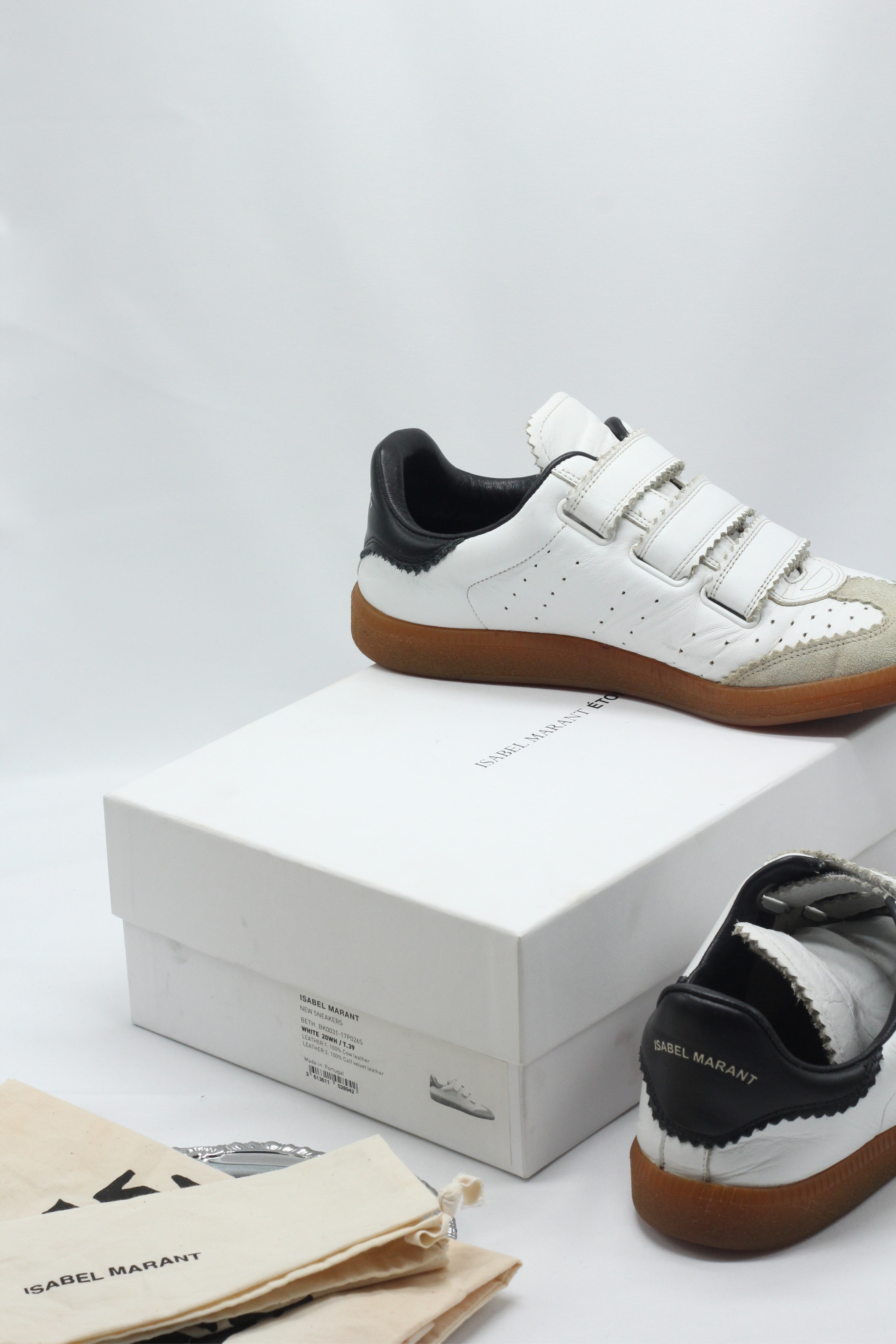 Isabel Marant Beth Strap Sneaker - Size 39