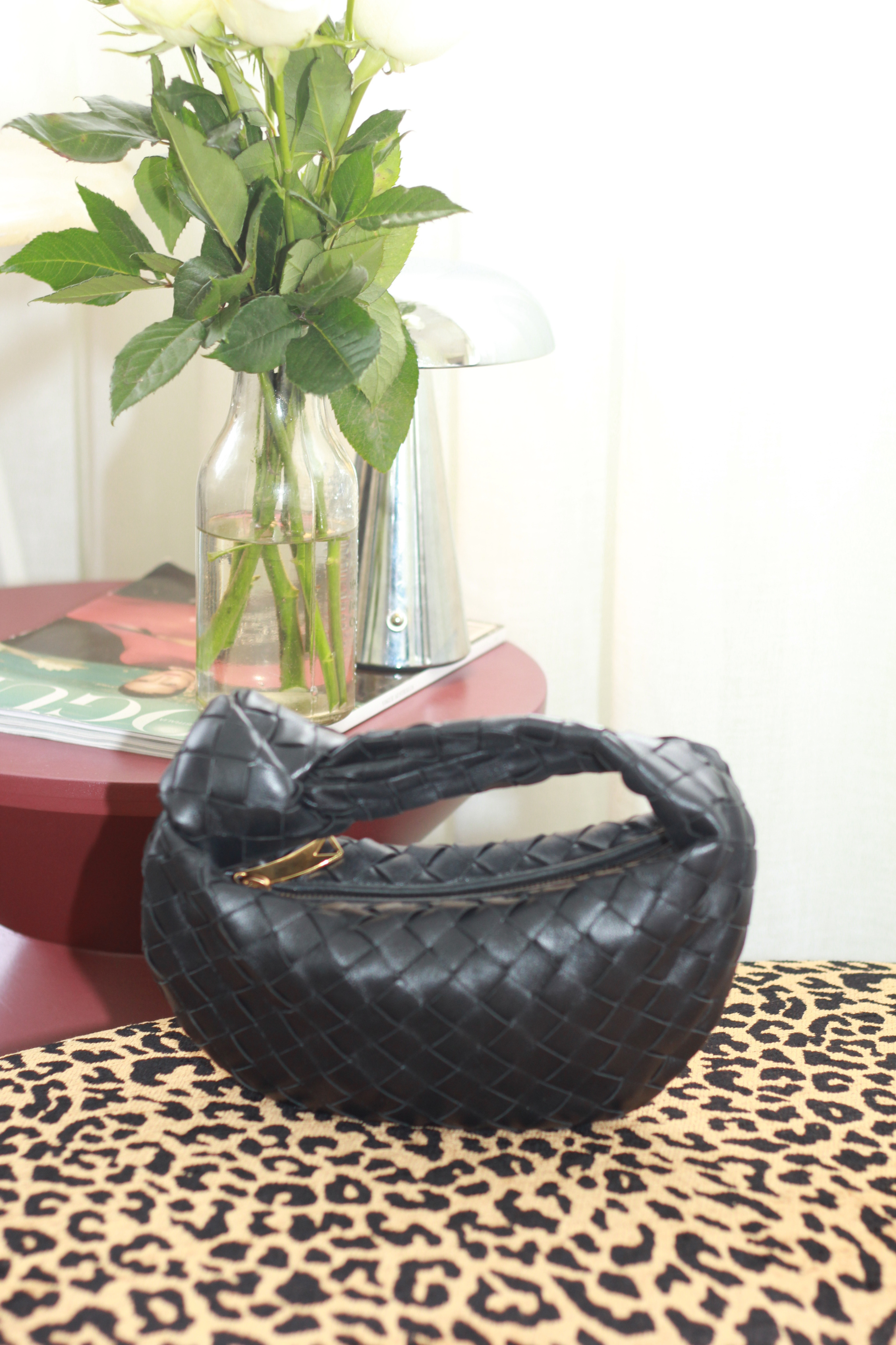 Bottega Veneta Mini Jodie Bag - Black