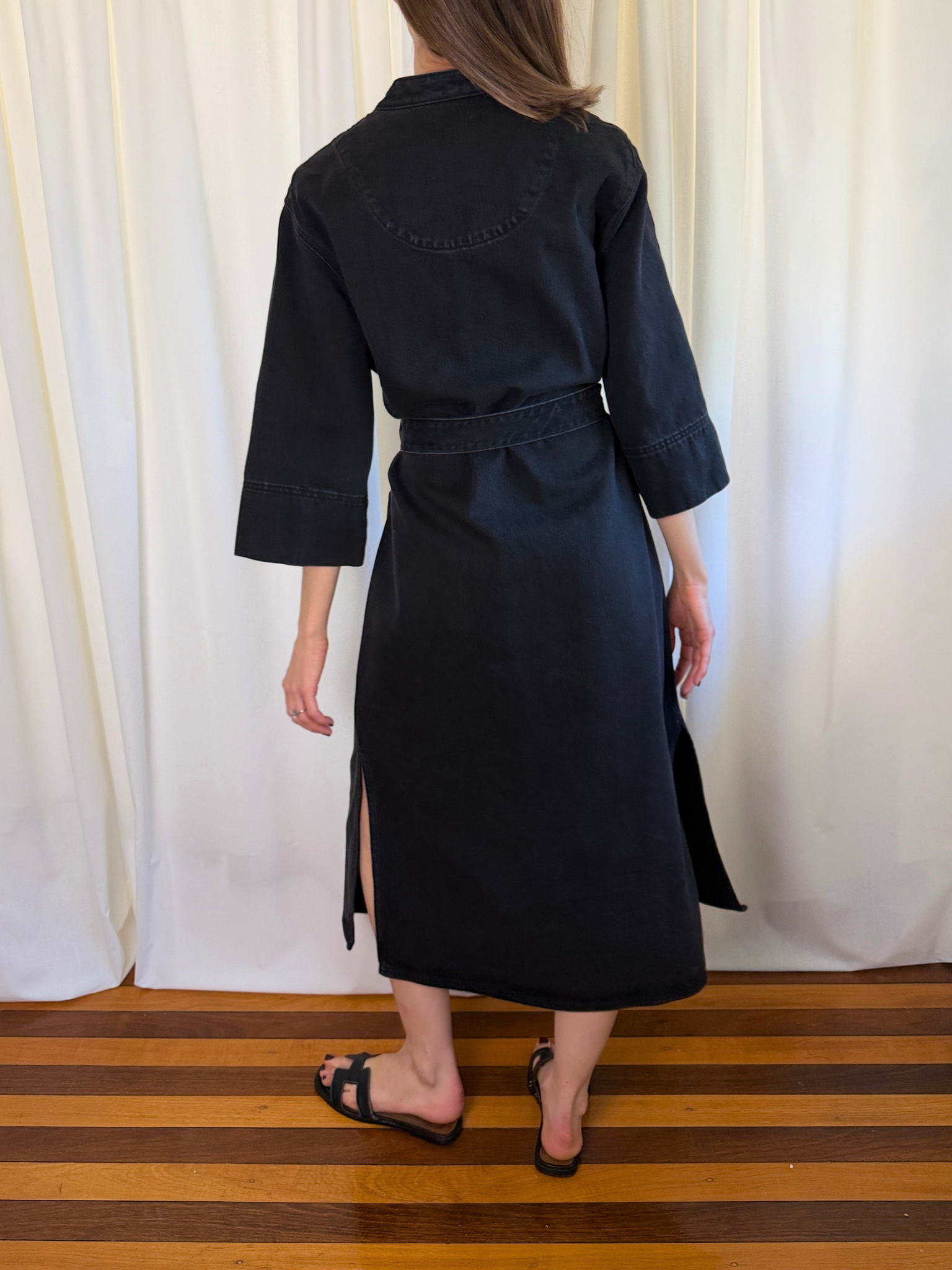 Morrison Arley Denim Shirt Dress - Size 2