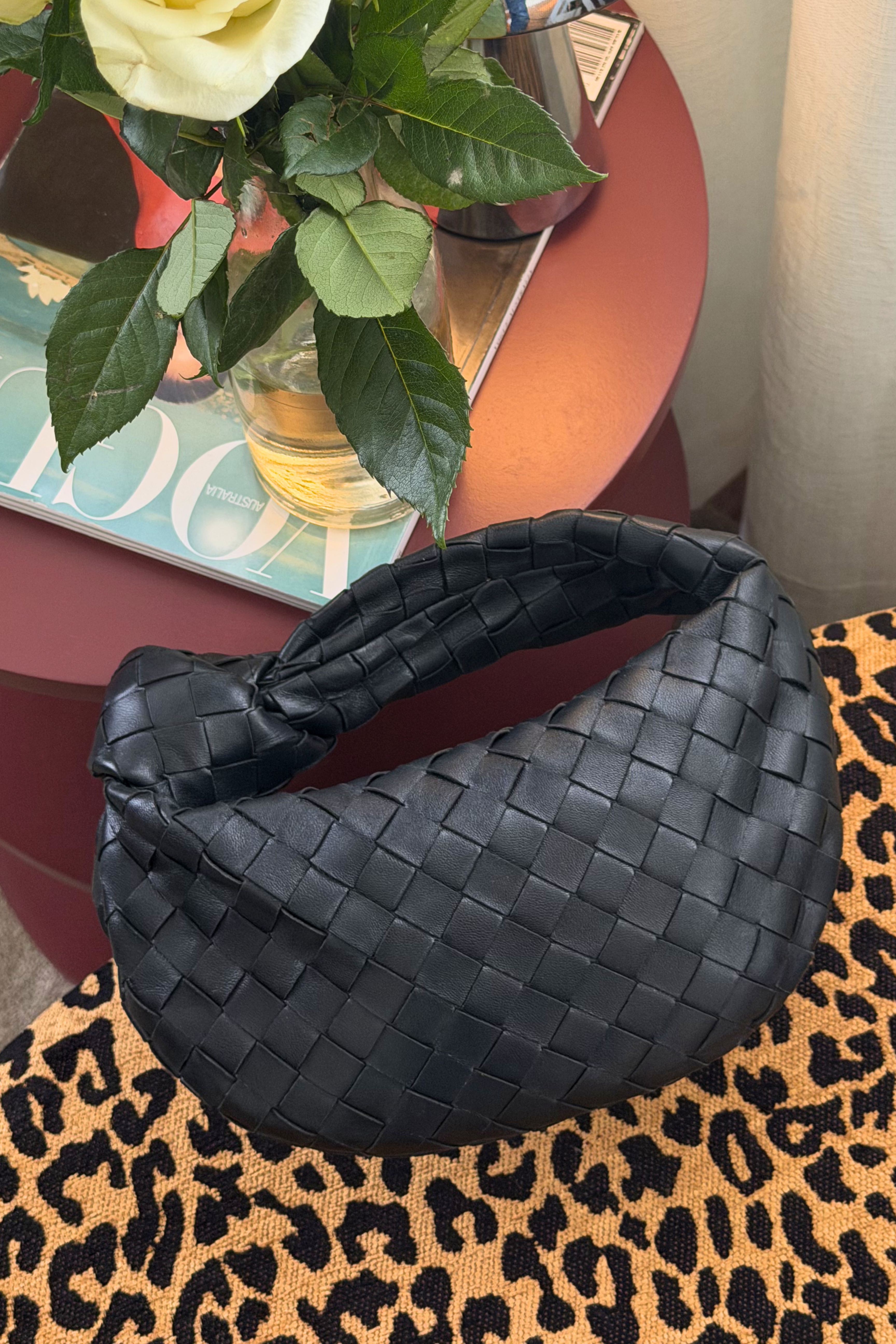 Bottega Veneta Mini Jodie Bag - Black