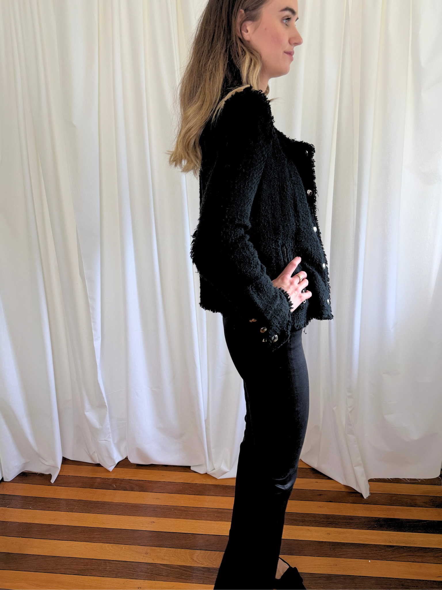 IRO Agnette Jacket – Black - Size 38