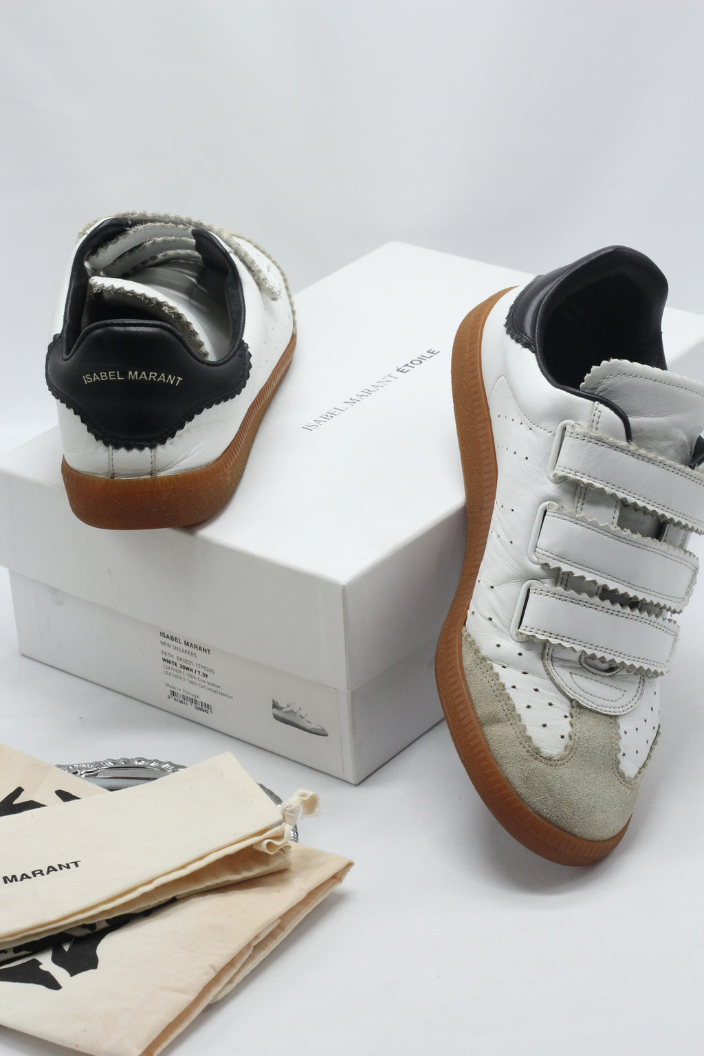 Isabel Marant Beth Strap Sneaker - Size 39
