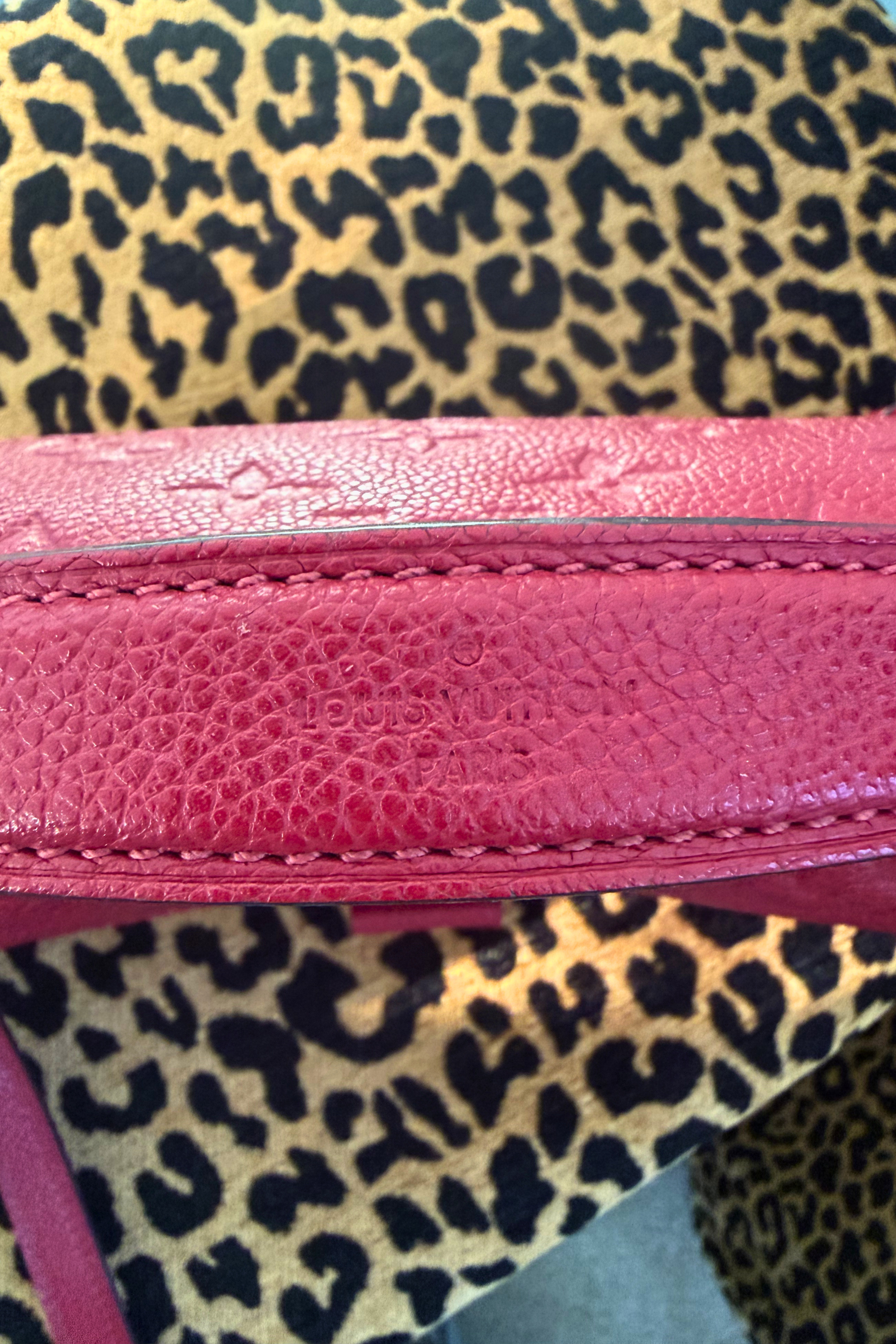 Louis Vuitton Pochette Métis Monogram Empreinte Leather Bag – Cerise