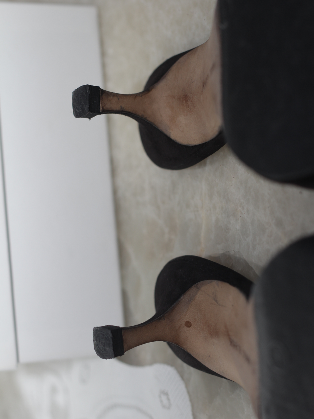 Manolo Blahnik Maysale Buckle Heel 50mm in Black - Size 40