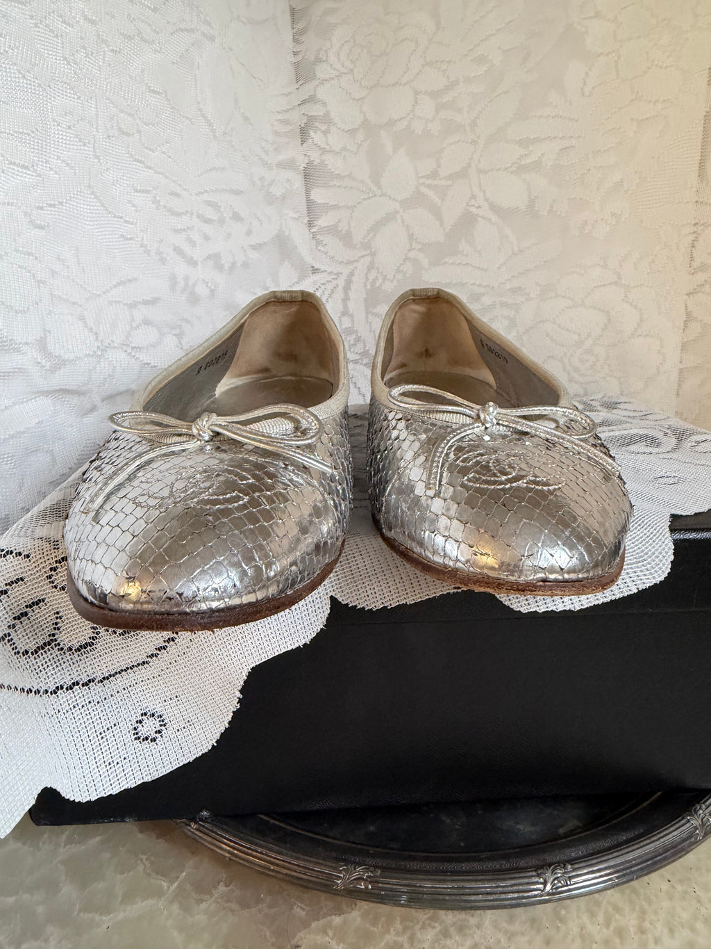 Chanel Python Ballet flats - Size 38.5
