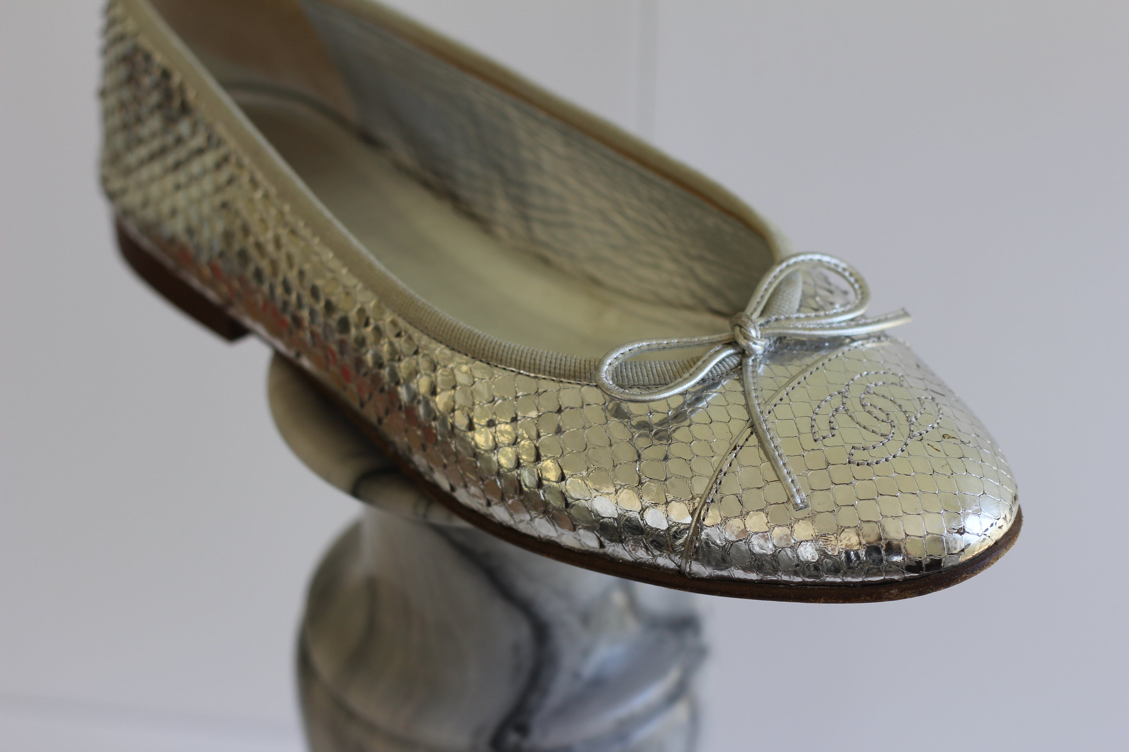 Chanel Python Ballet flats - Size 38.5