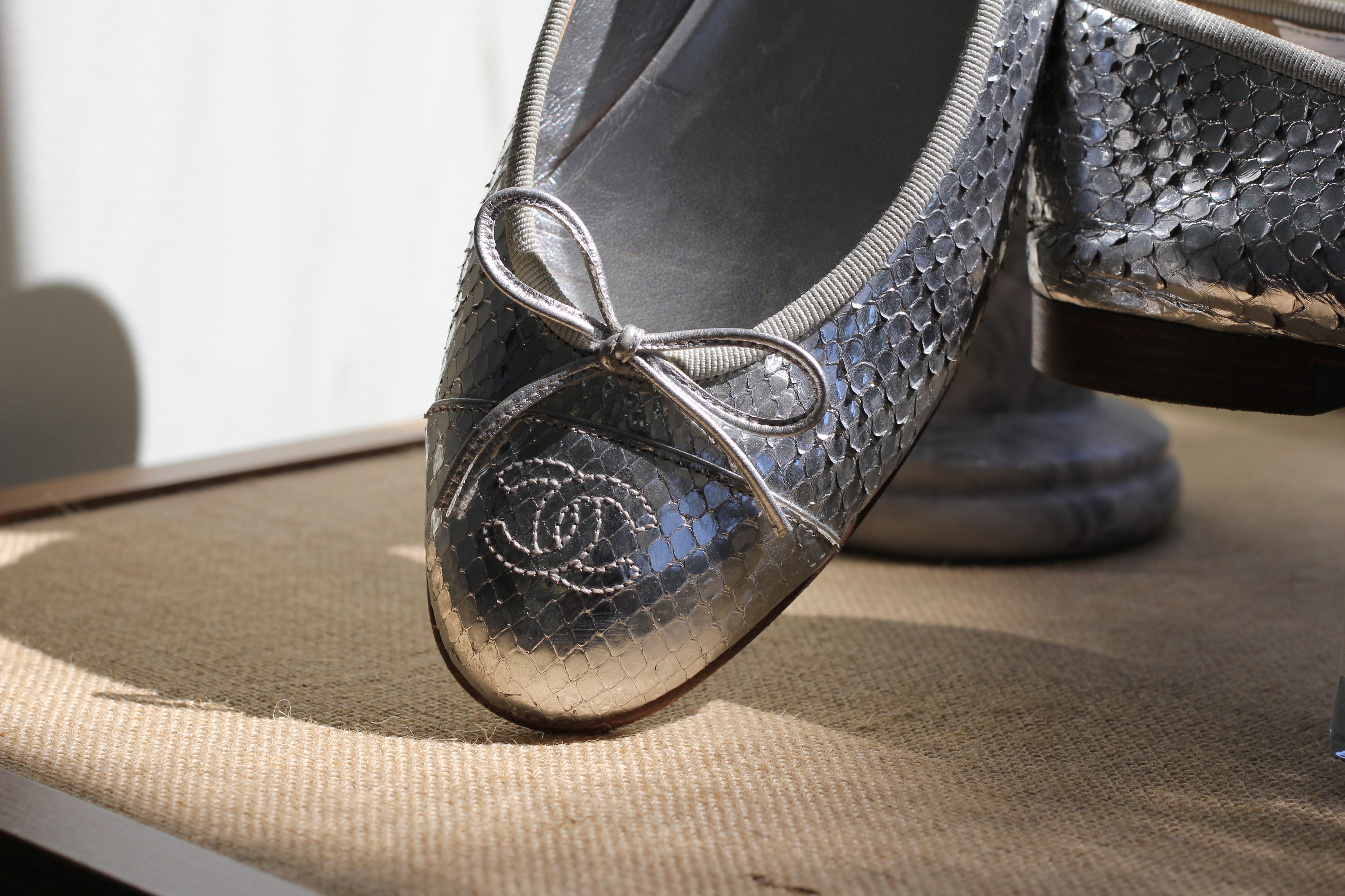 Chanel Python Ballet flats - Size 38.5