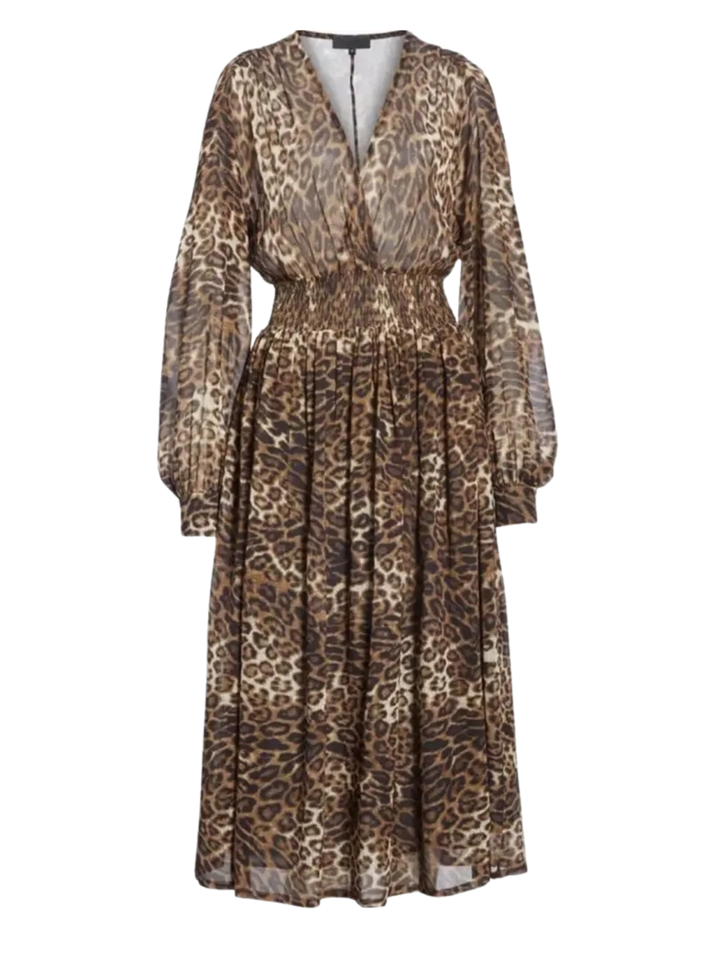 Nili Lotan Brienne Dress In Leopard Print - Size XS