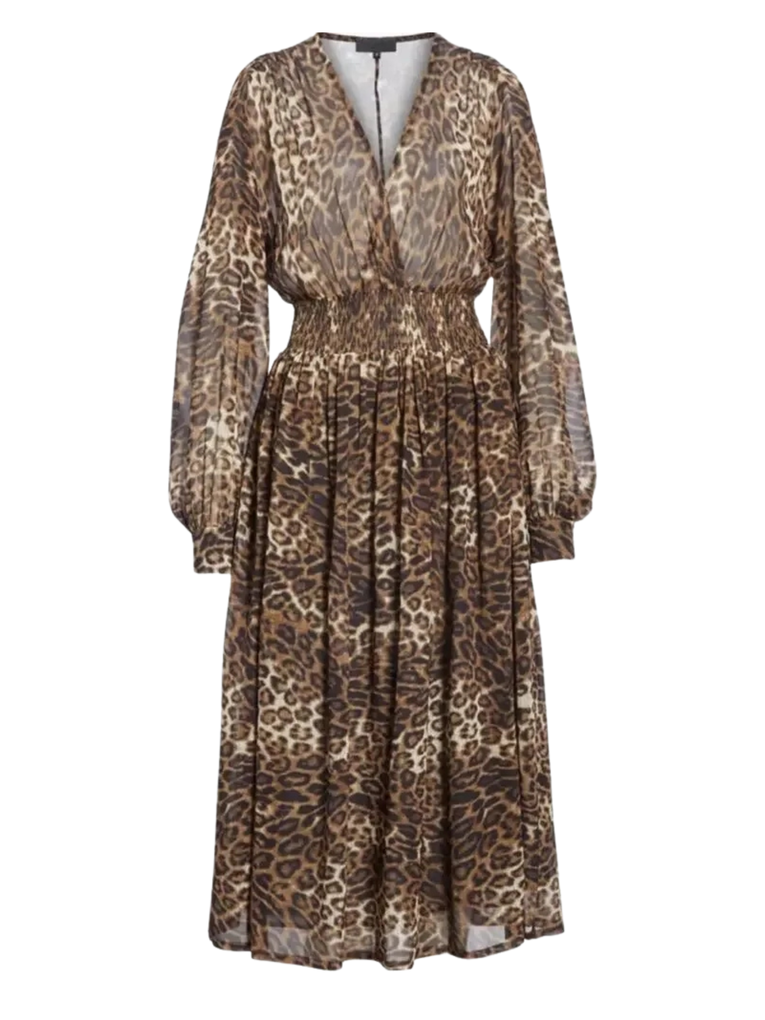 Nili Lotan Brienne Dress In Leopard Print - Size XS