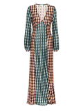 Rixo Phoebe Knit Maxi Multicolour Dress - Size XS