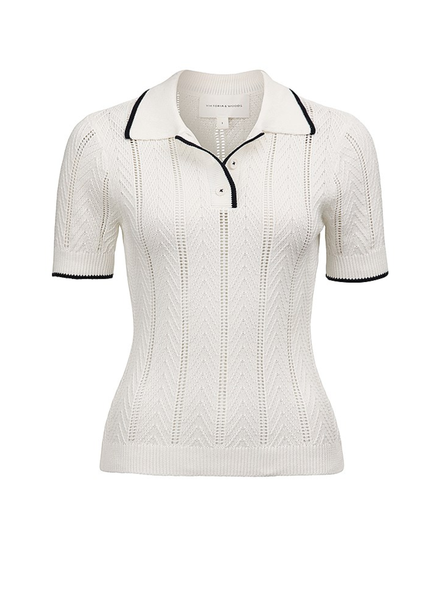 Viktoria & Woods Magnolia Polo -White - Size 2