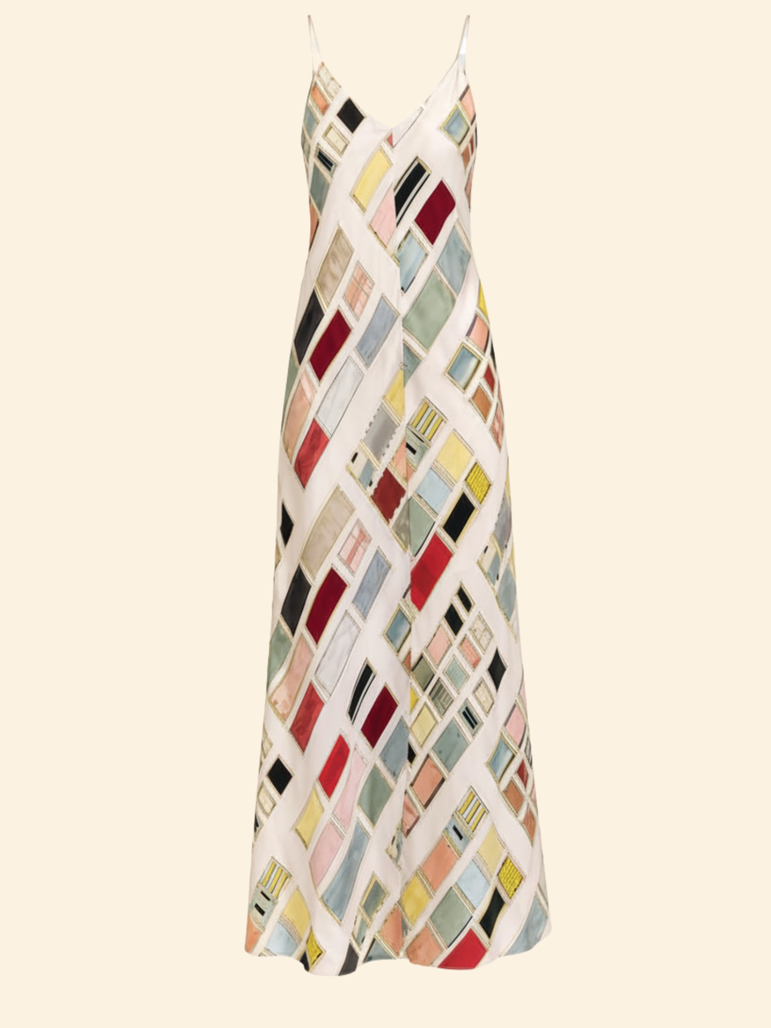 Oroton Ribbon Slip Maxi Dress - Size 10