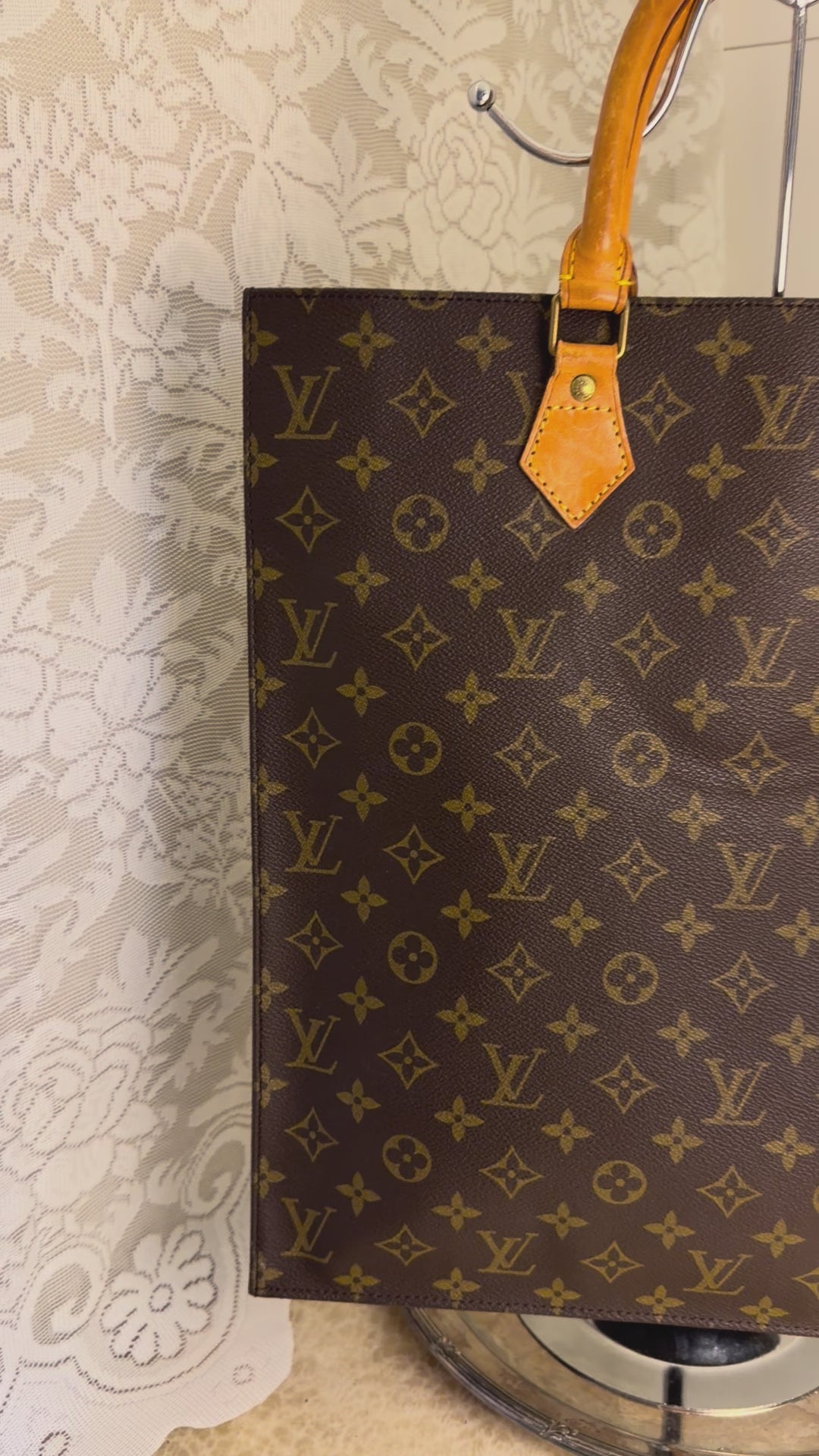 Louis Vuitton Sac Plat Monogram Vintage Bag