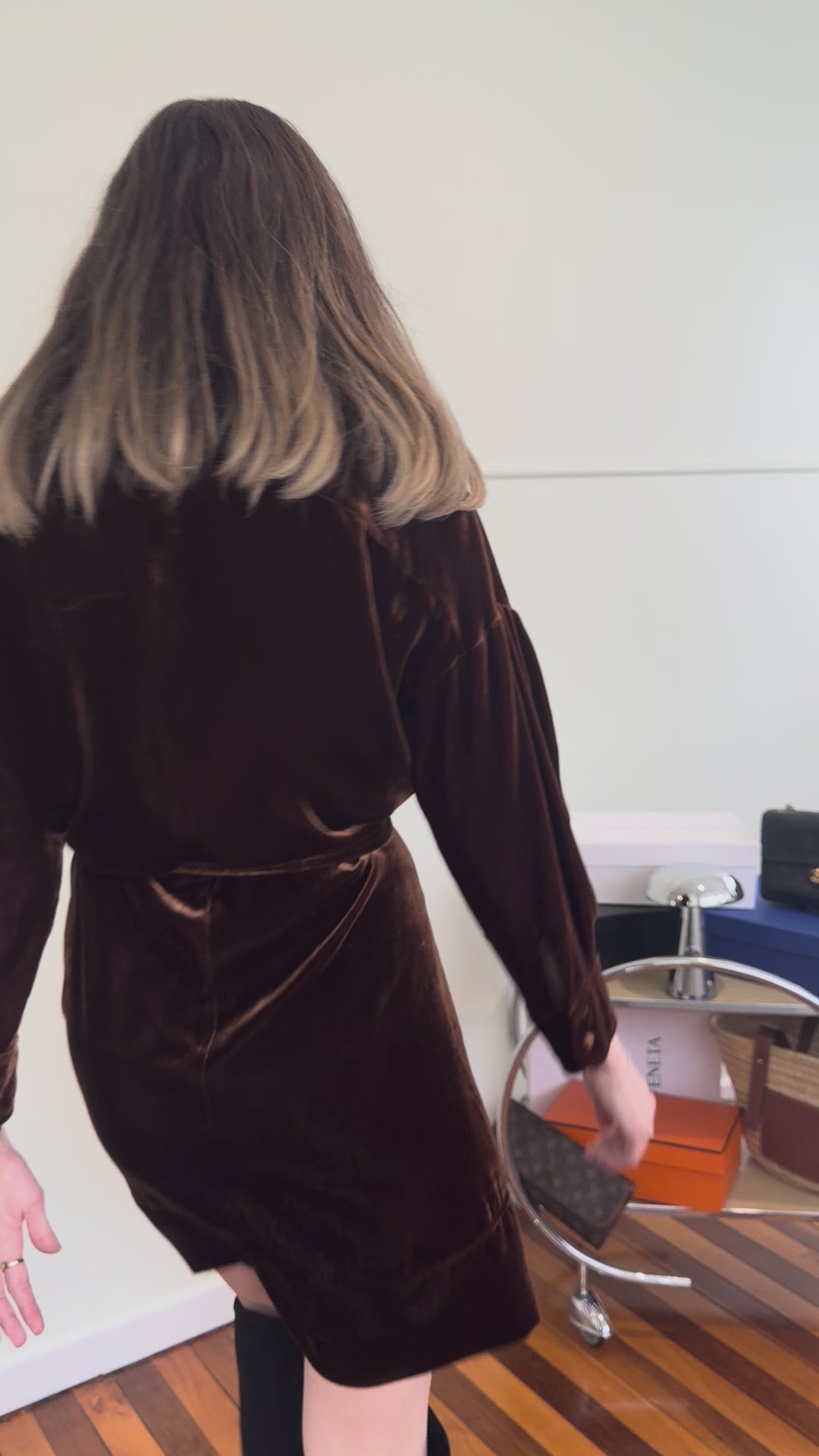 Scanlan Theodore Velvet Dress - Size AU6
